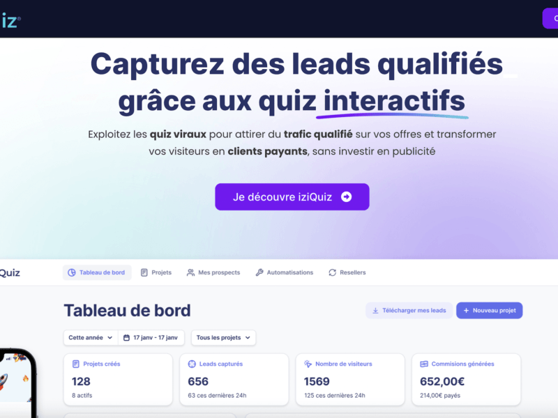 Découvrez IziQuiz