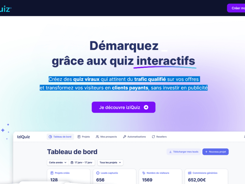 Découvrez IziQuiz