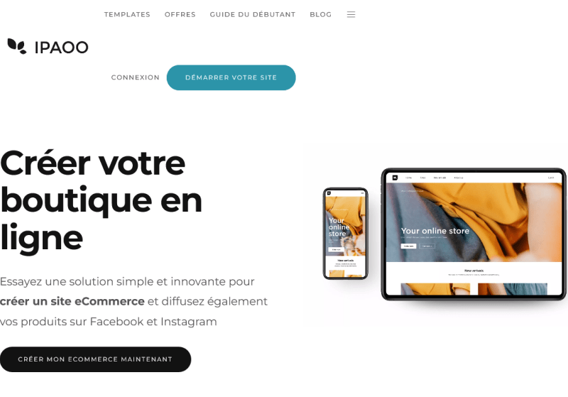 iPaoo | Solution de création de site Made in France