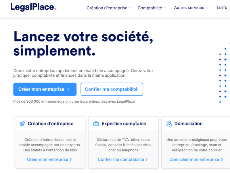LegalPlace - Votre Partenaire pour la Création et la Gestion d'Entreprise