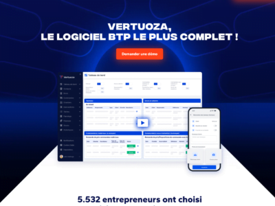 1. Vertuoza : Le meilleur logiciel des entreprises du BTP